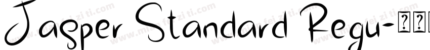 Jasper Standard Regu字体转换